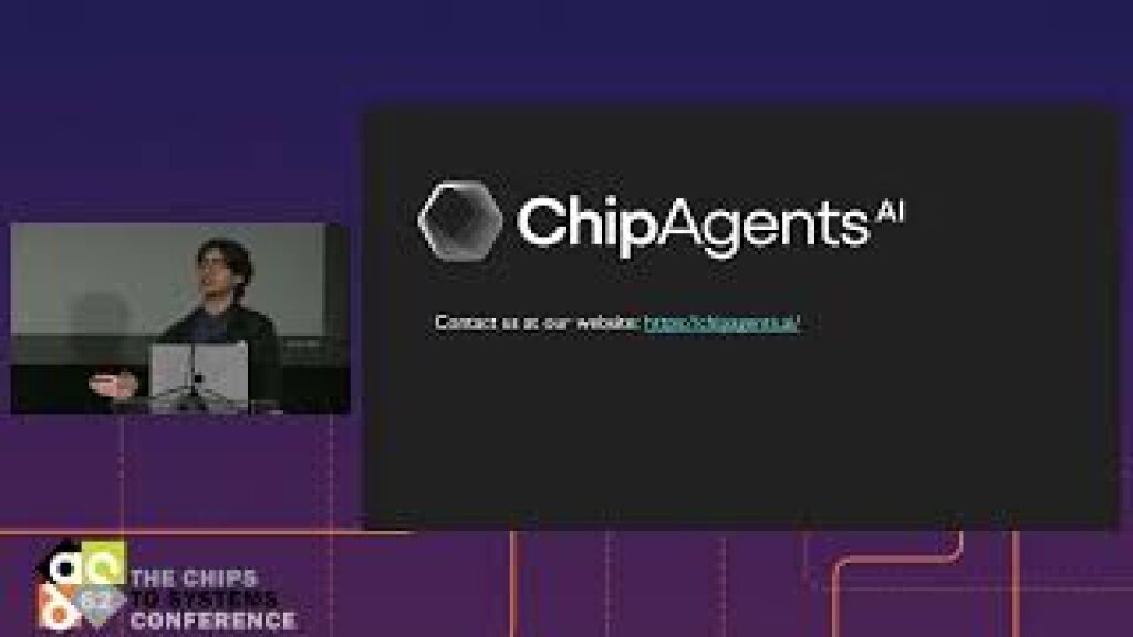 62DAC Exhibitor Forum: Mehir Arora, Zackary Glazewsky, William Wang, Chipagents.ai.