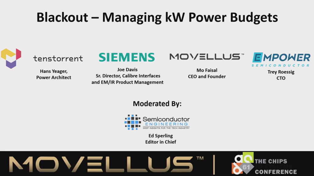 61DAC Panel: Blackout &ndash; Managing kW Power Budgets.