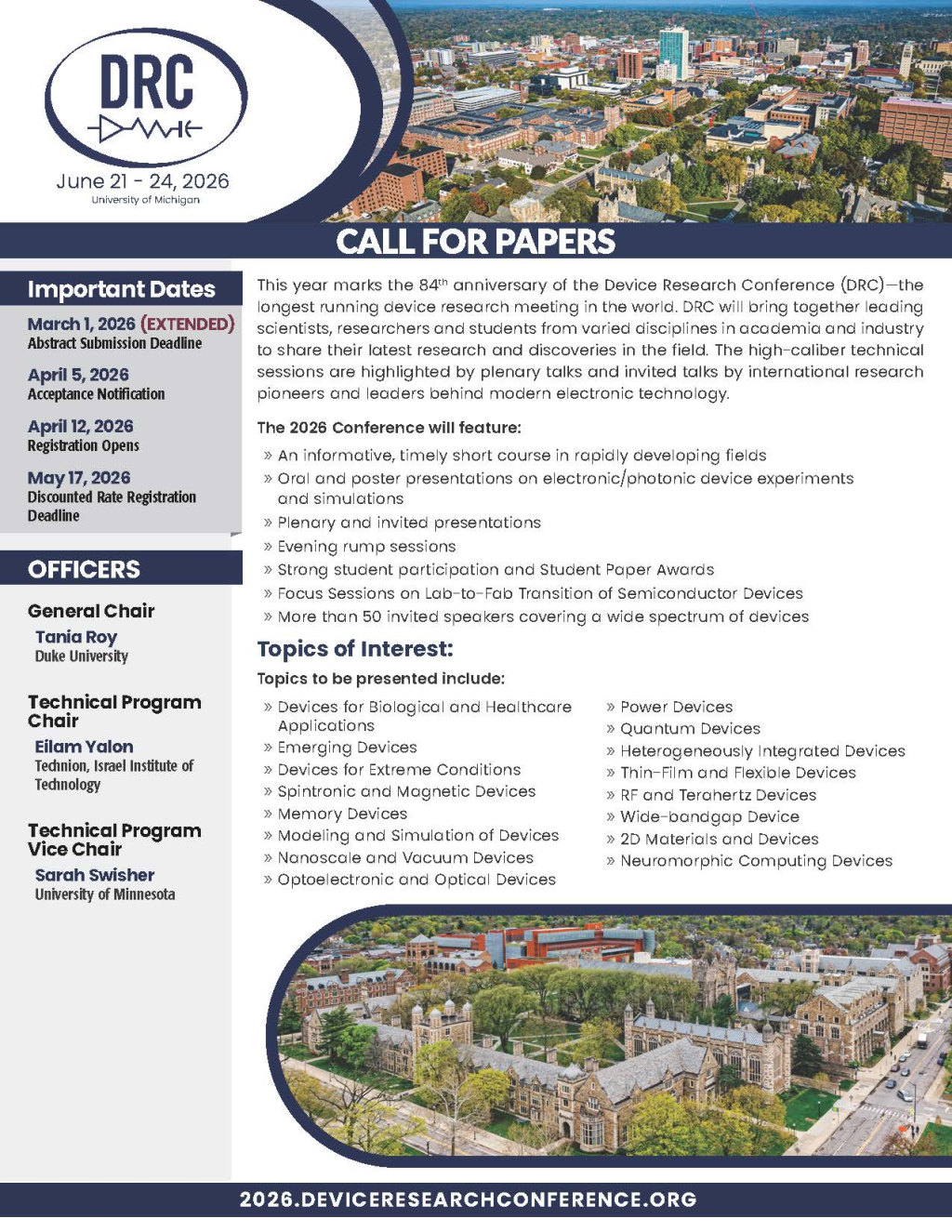 DRC 2026 call for papers.