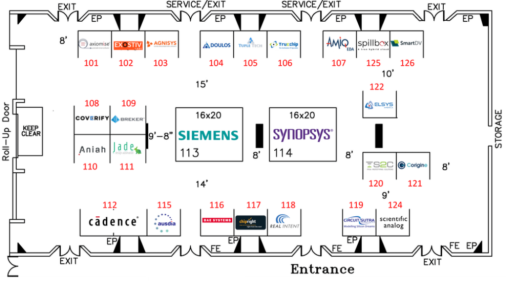 2024 exhibit hall layout.