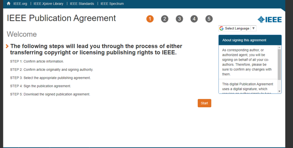 IEEE Publication Agreement.