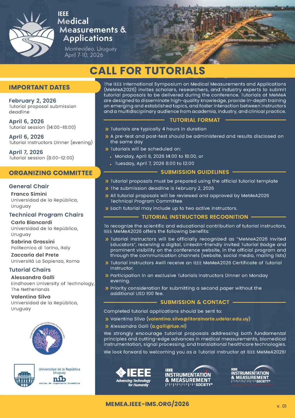 MEMEA 2026 Call for Tutorials.