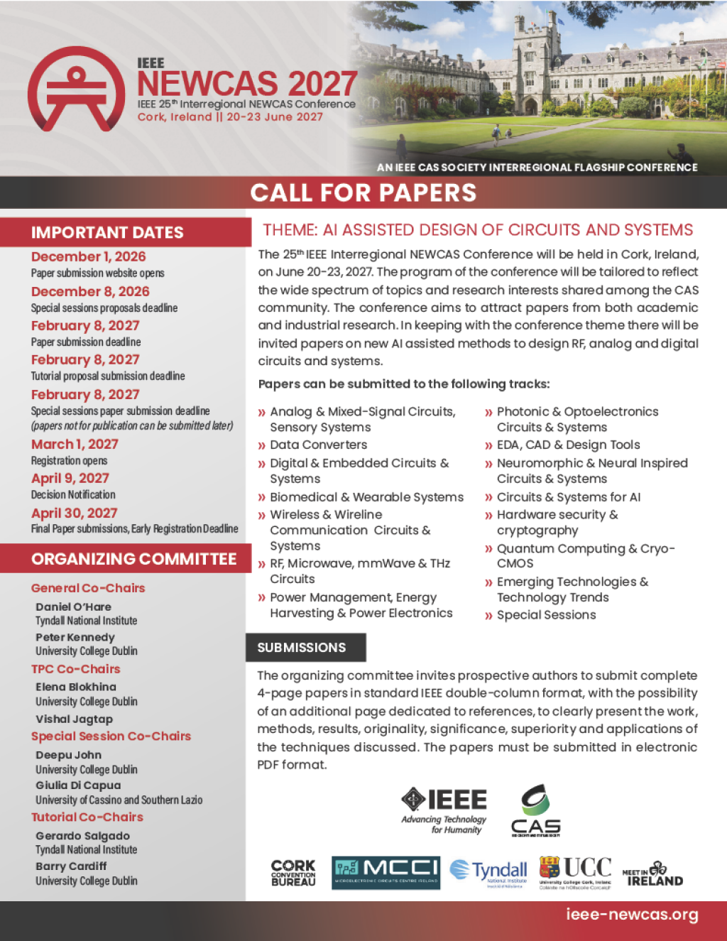 Call for papers.